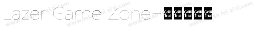 Lazer Game Zone字体转换